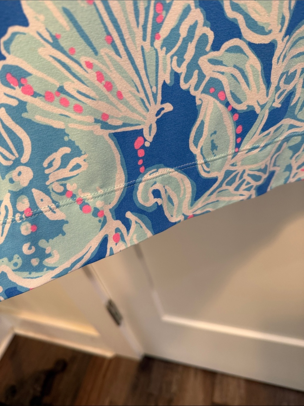 Lilly Pulitzer Women's Sophie Bay Blue Into The Deep Dress Size L - Picture 5 of 8